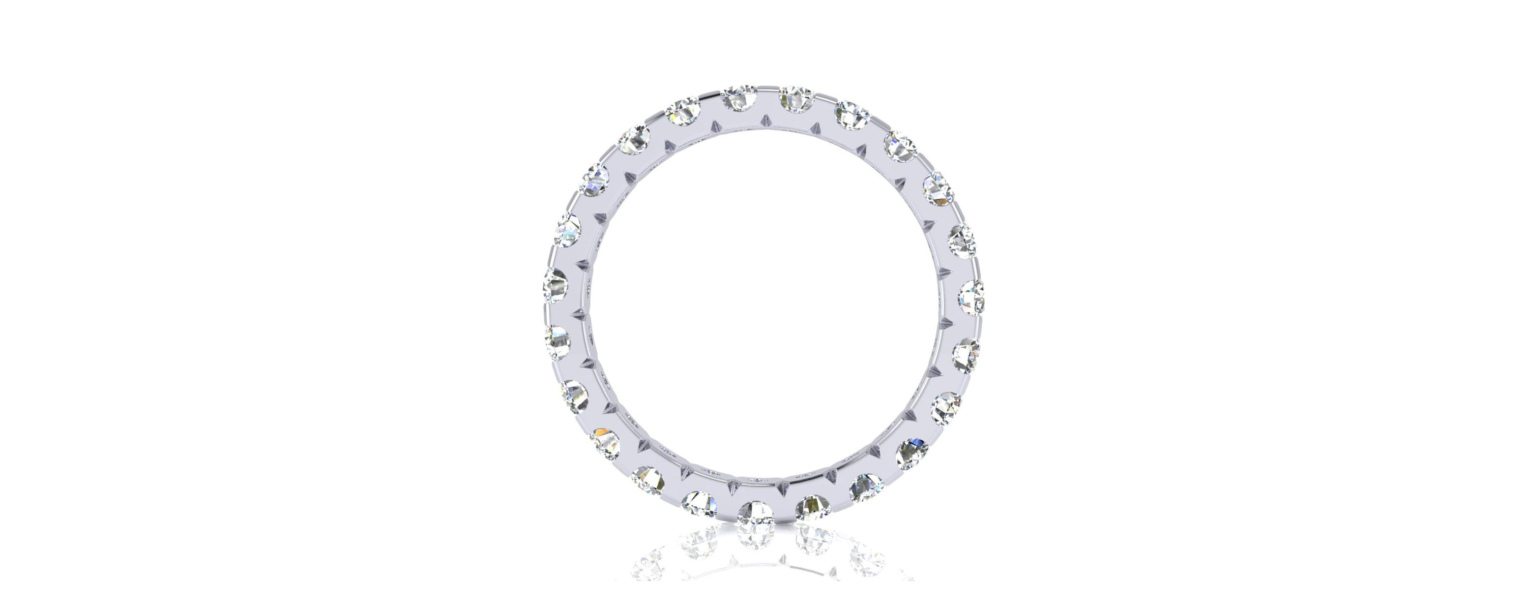 Lab Created 2 ct. t.w. Round Lab Grown Diamond Eternity Ring In 14 Karat Gold