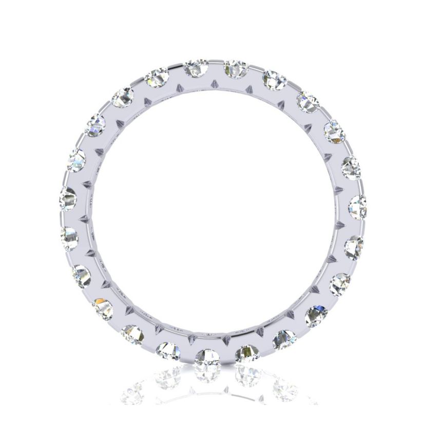 Lab Created 2 ct. t.w. Round Lab Grown Diamond Eternity Ring In 14 Karat Gold