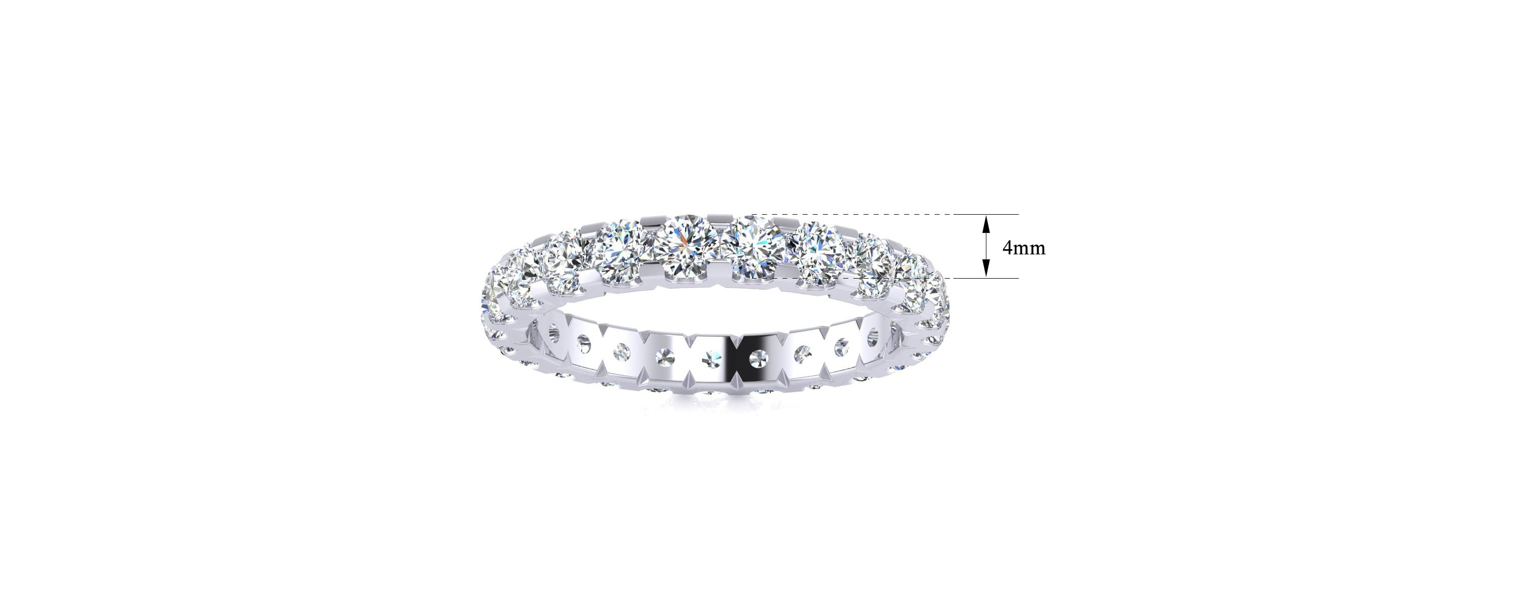 Lab Created 2 ct. t.w. Round Lab Grown Diamond Eternity Ring In 14 Karat Gold