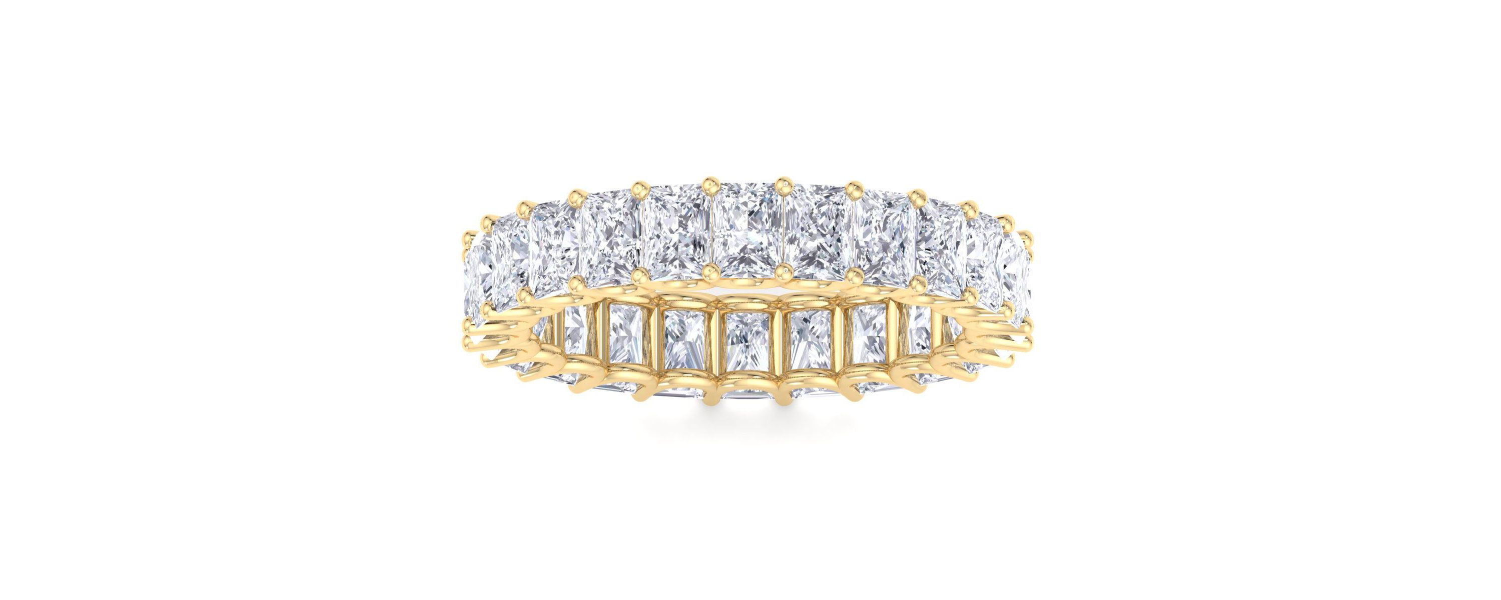 Lab Created 6 ct. t.w. Princess Cut Lab Grown Diamond Eternity Ring In 14 Karat Gold