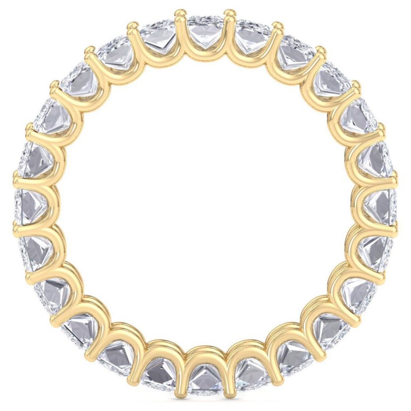 Lab Created 6 ct. t.w. Princess Cut Lab Grown Diamond Eternity Ring In 14 Karat Gold