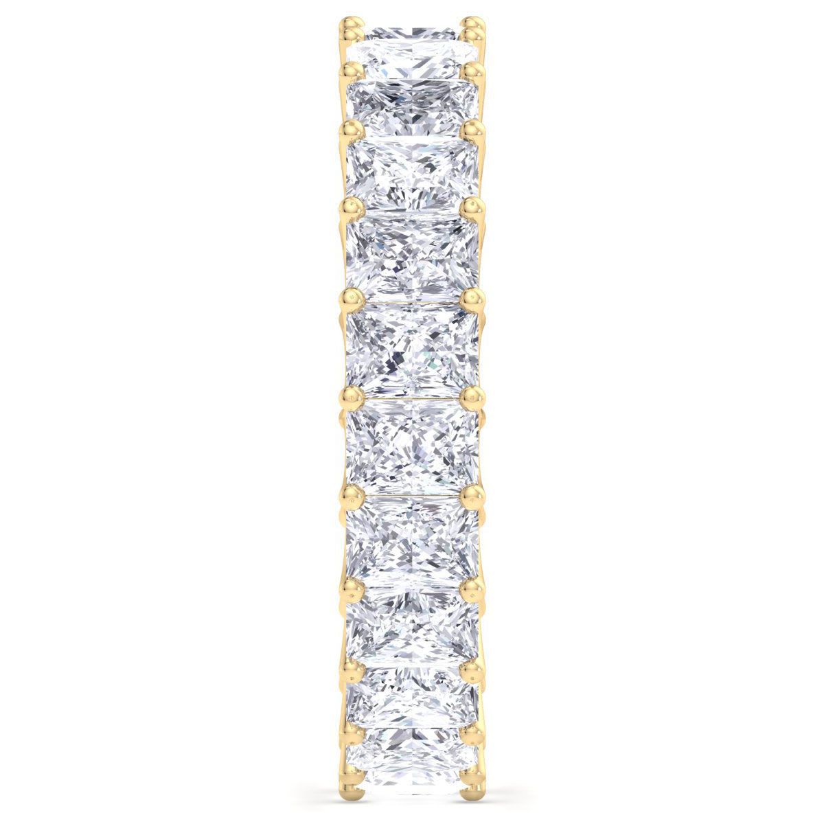 Lab Created 6 ct. t.w. Princess Cut Lab Grown Diamond Eternity Ring In 14 Karat Gold