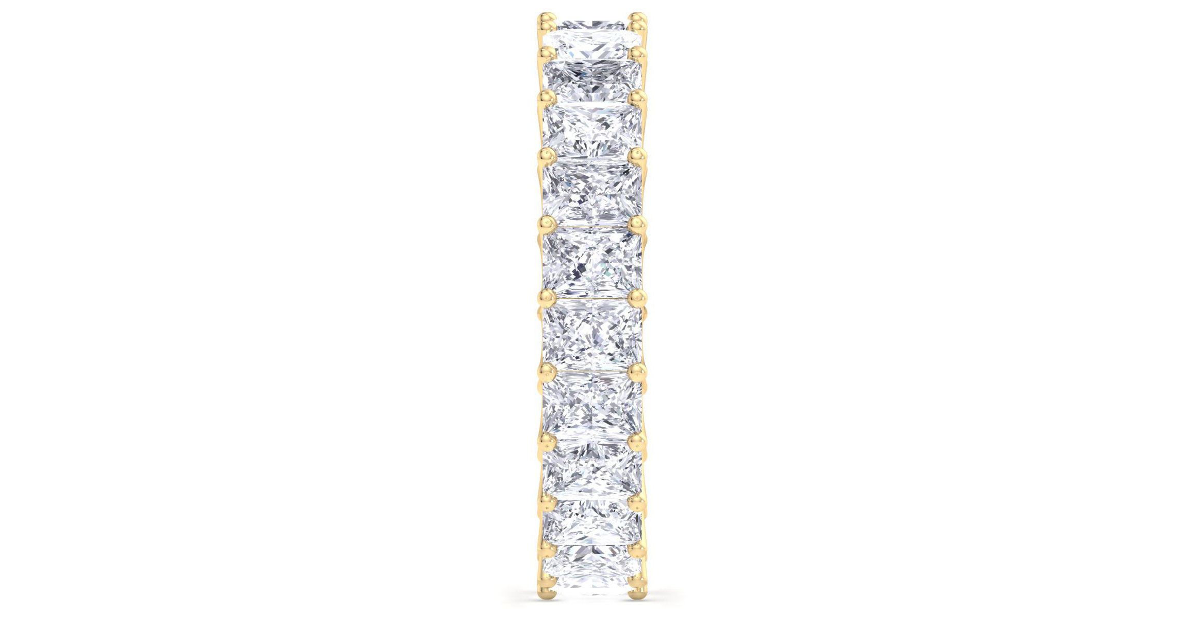Lab Created 6 ct. t.w. Princess Cut Lab Grown Diamond Eternity Ring In 14 Karat Gold