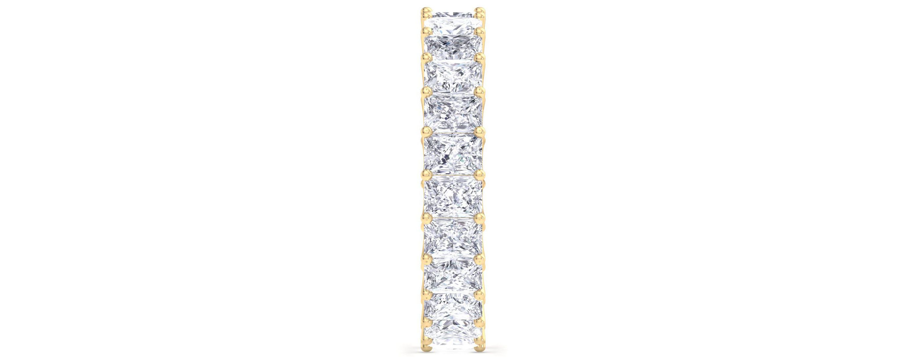 Lab Created 6 ct. t.w. Princess Cut Lab Grown Diamond Eternity Ring In 14 Karat Gold