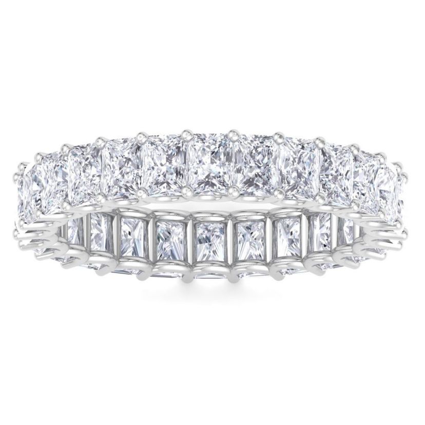 Lab Created 5 ct. t.w. Princess Cut Lab Grown Diamond Eternity Ring In 14 Karat Gold