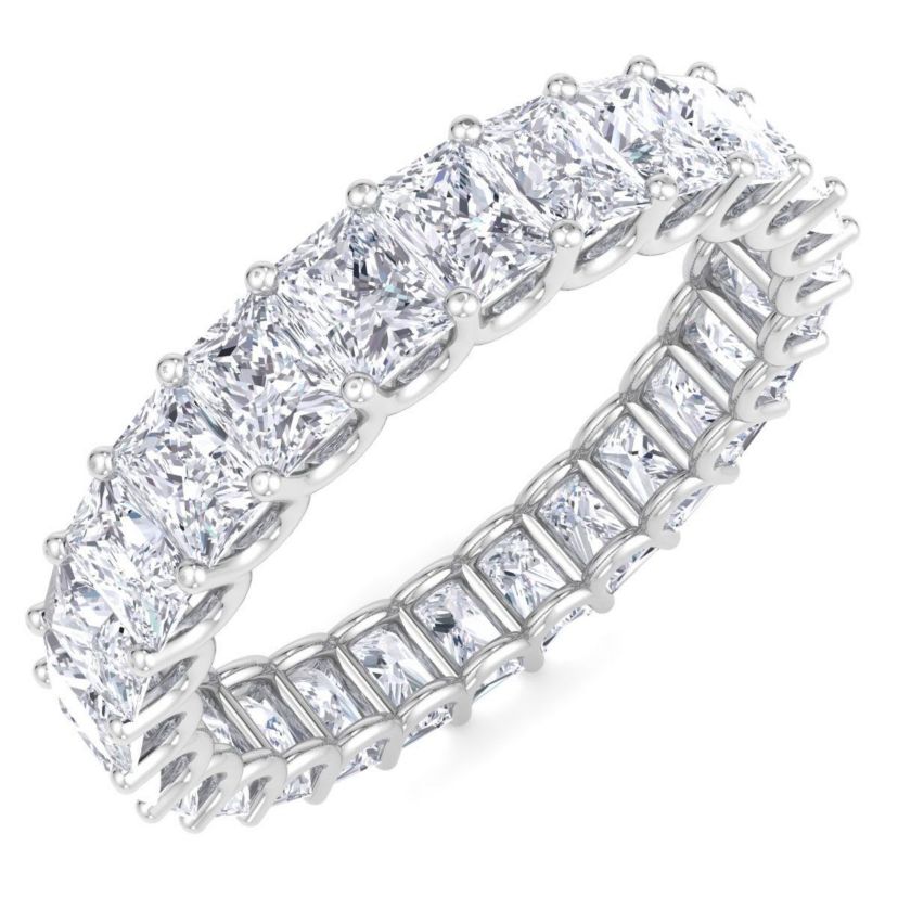 Lab Created 5 ct. t.w. Princess Cut Lab Grown Diamond Eternity Ring In 14 Karat Gold