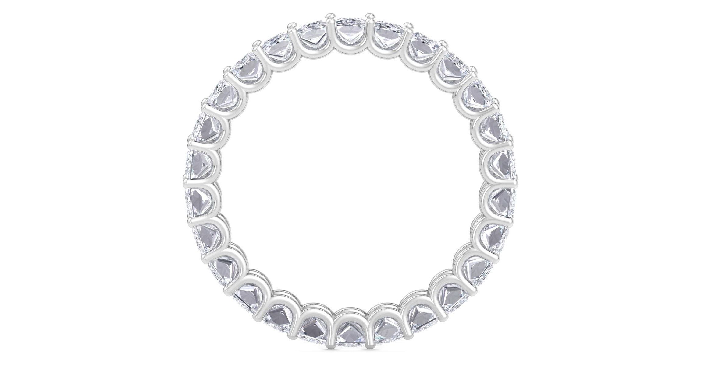 Lab Created 5 ct. t.w. Princess Cut Lab Grown Diamond Eternity Ring In 14 Karat Gold