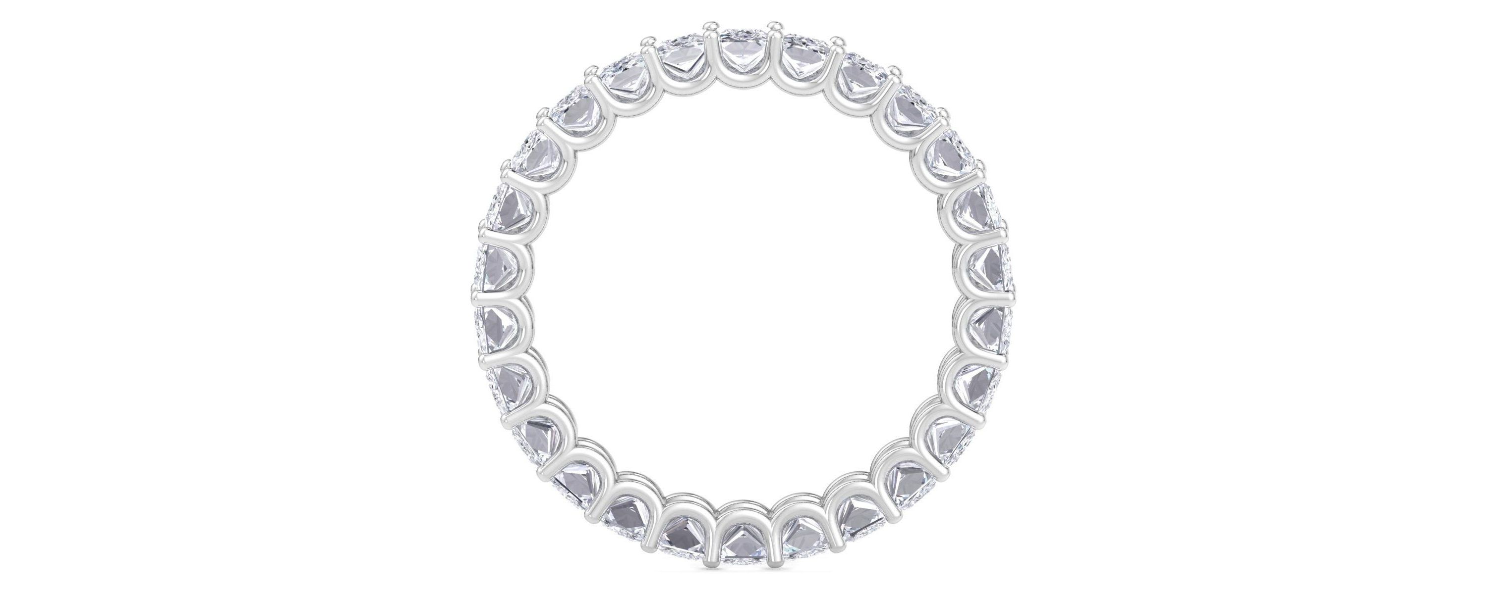 Lab Created 5 ct. t.w. Princess Cut Lab Grown Diamond Eternity Ring In 14 Karat Gold