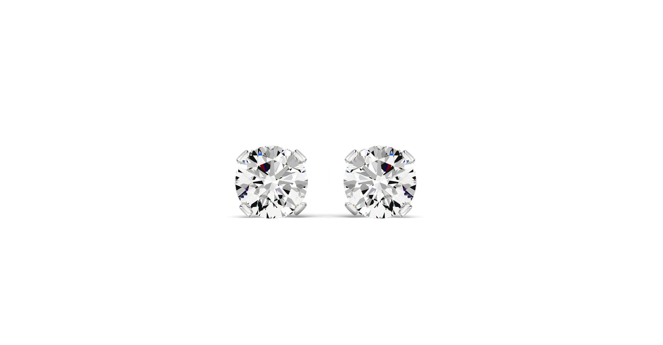 1 ct. t.w. Moissanite Screw Back Stud Earrings In 14K Gold