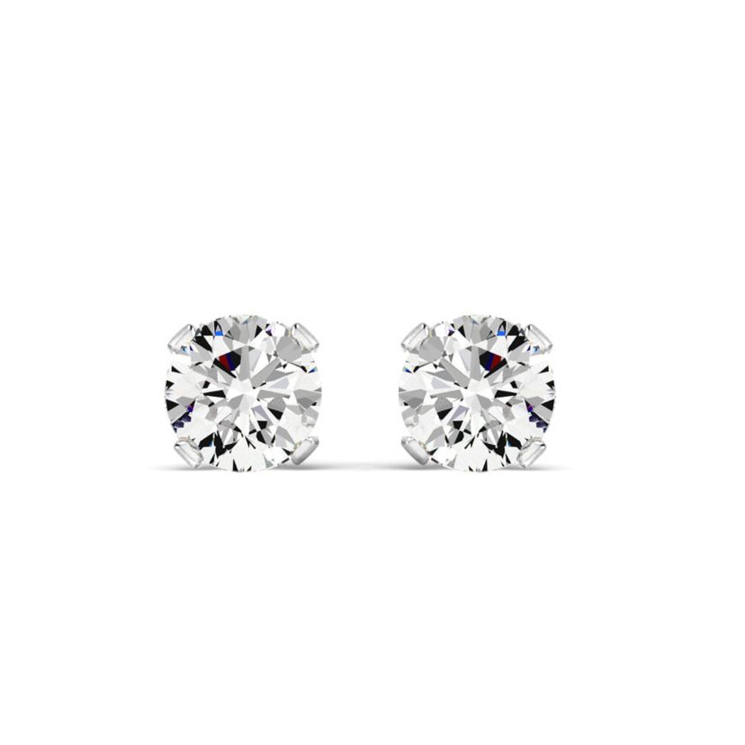 1 ct. t.w. Moissanite Screw Back Stud Earrings In 14K Gold