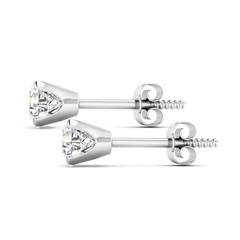 1 ct. t.w. Moissanite Screw Back Stud Earrings In 14K Gold
