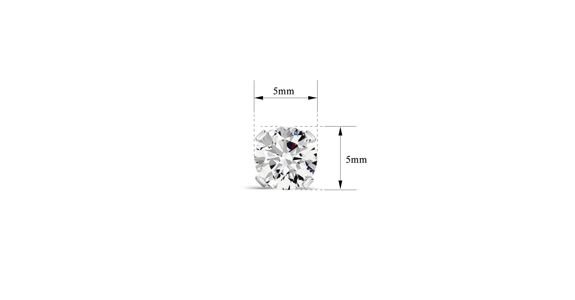 1 ct. t.w. Moissanite Screw Back Stud Earrings In 14K Gold