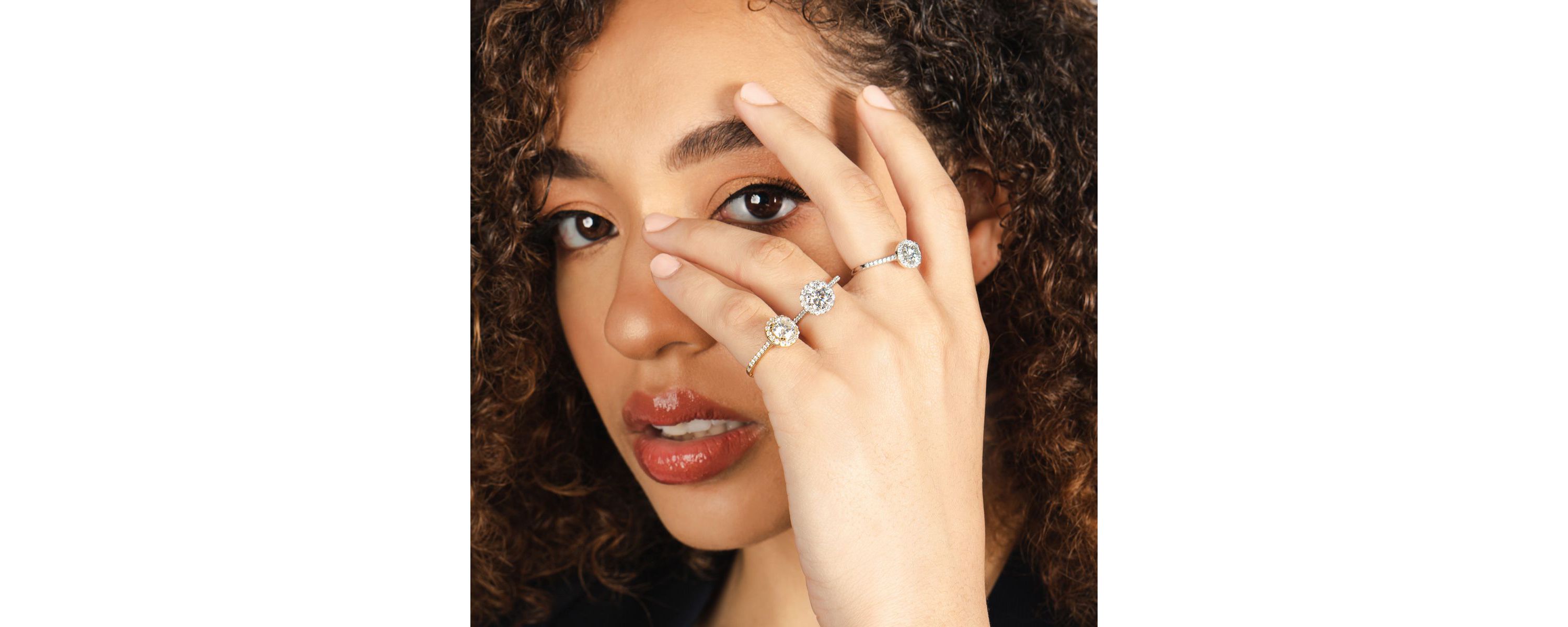 Lab Created 1 ct. t.w. Lab Grown Halo Diamond Engagement Ring In 14K Gold