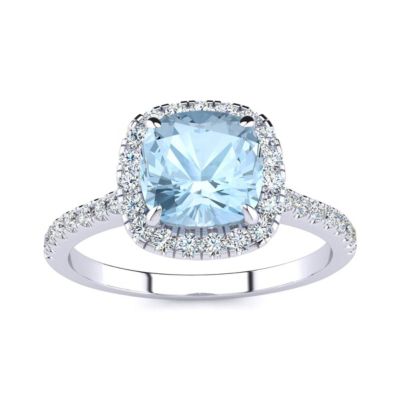 Belk aquamarine ring store