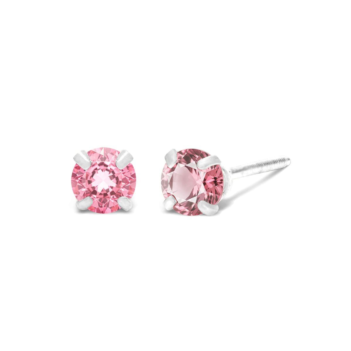 Lab Created 1/4 ct. t.w. Gemstone Stud Earrings In White Gold