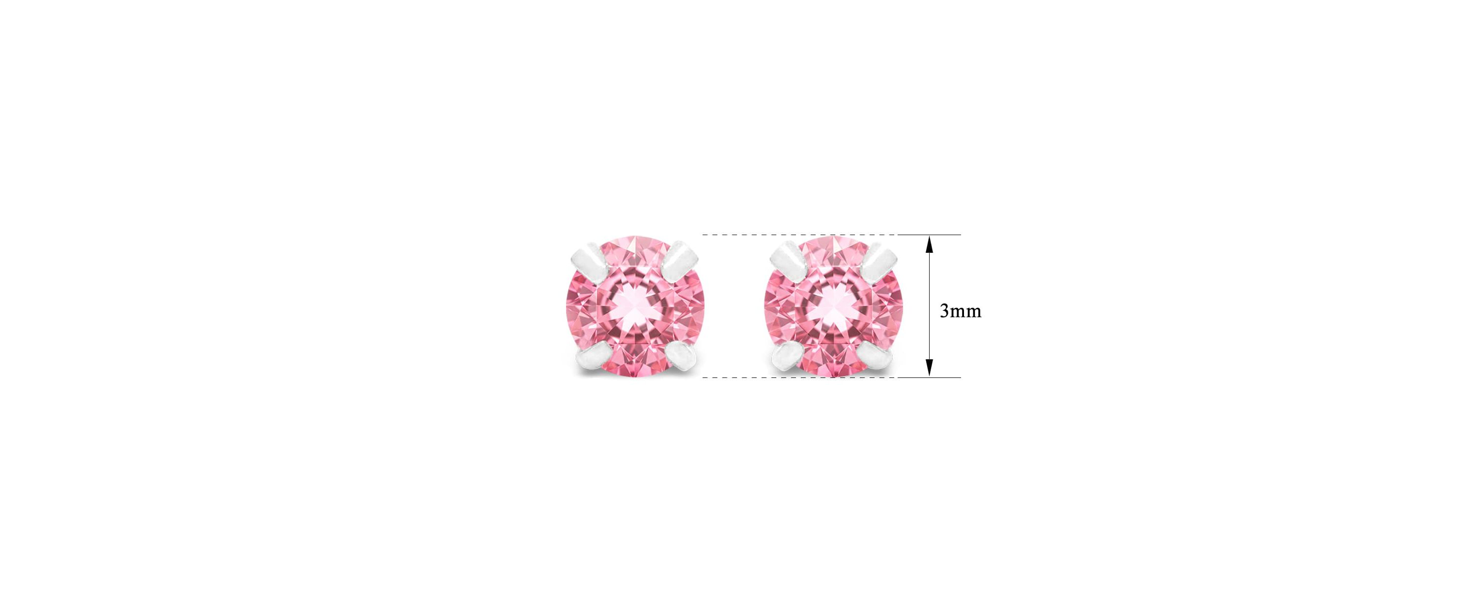 Lab Created 1/4 ct. t.w. Gemstone Stud Earrings In White Gold