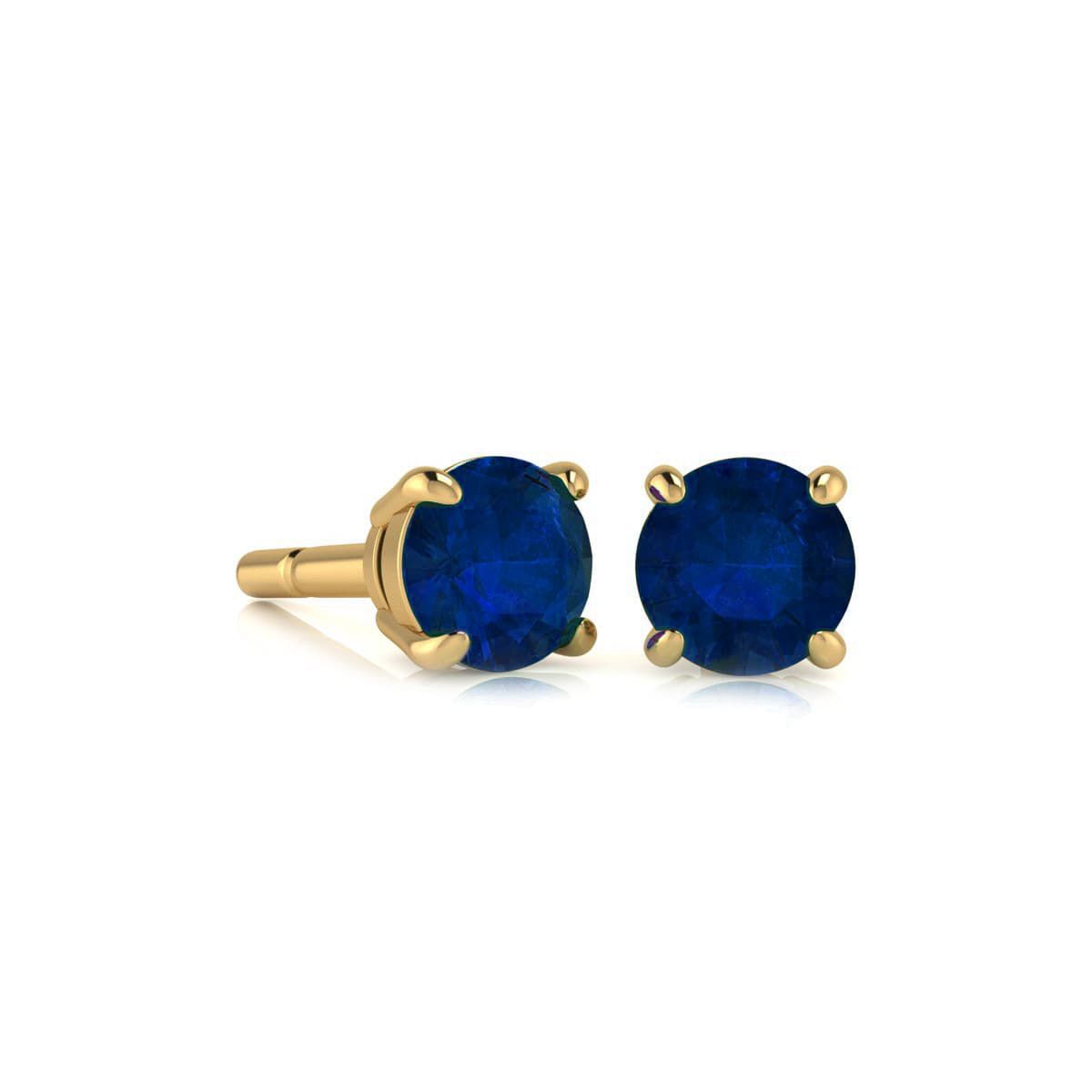 Lab Created 1 ct. t.w. Gemstone Stud Earrings In Yellow Gold