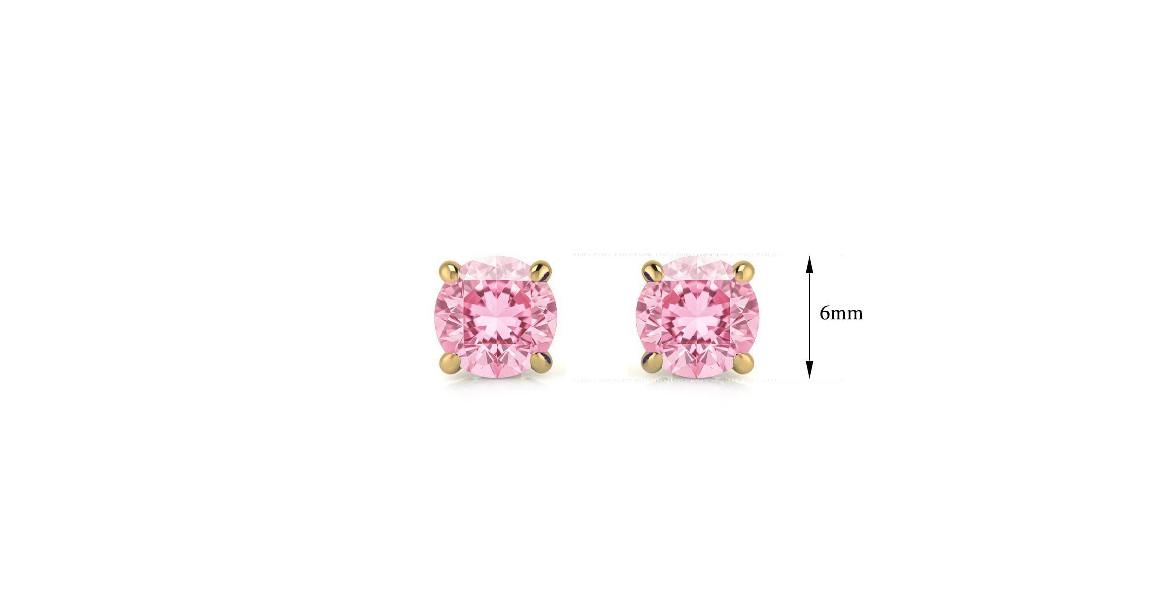 1 1/2 ct. t.w. Gemstone Stud Earrings In 14K Gold