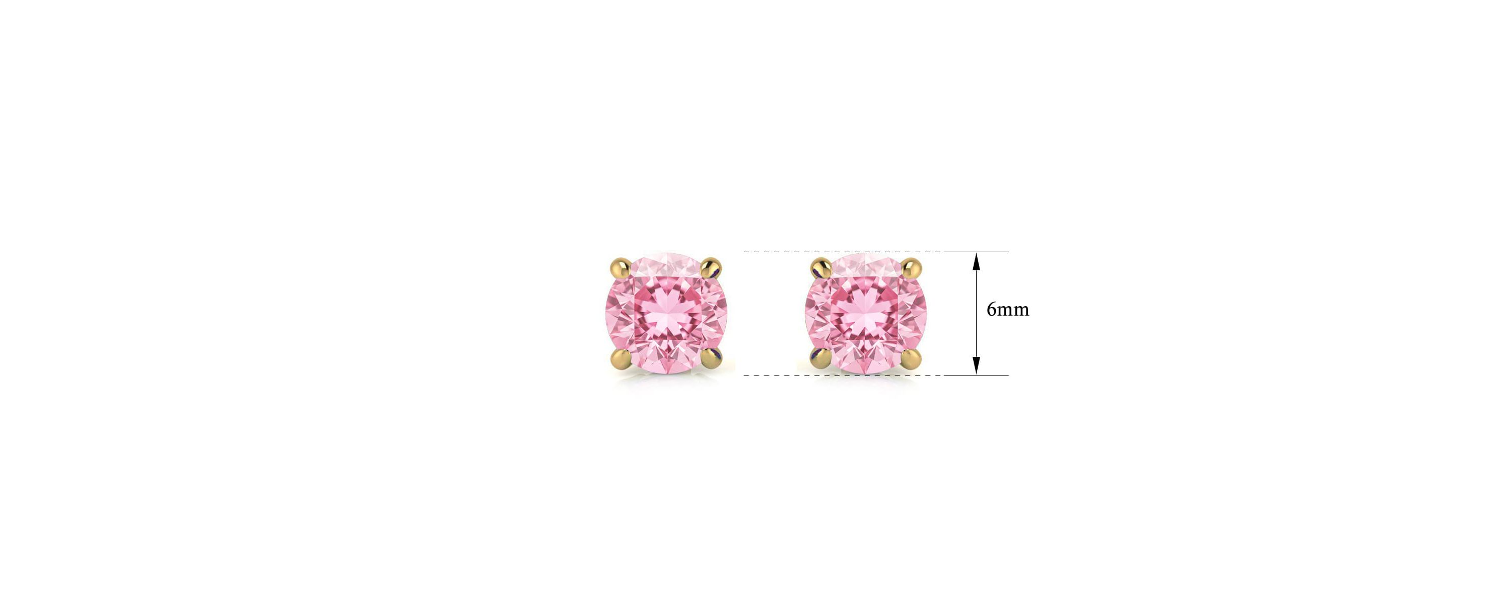 1 1/2 ct. t.w. Gemstone Stud Earrings In 14K Gold
