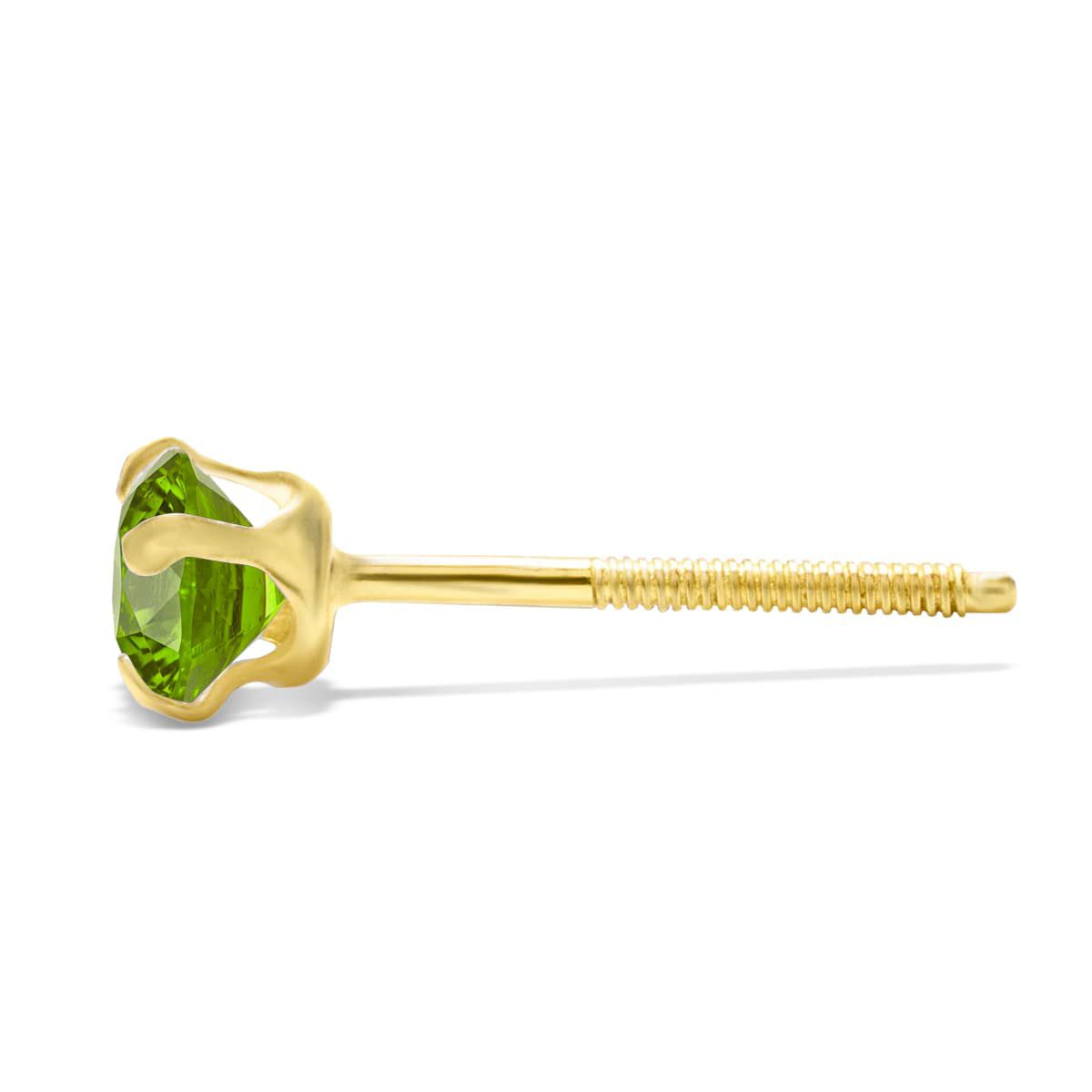 1/4 ct. t.w. Gemstone Stud Earrings In Yellow Gold