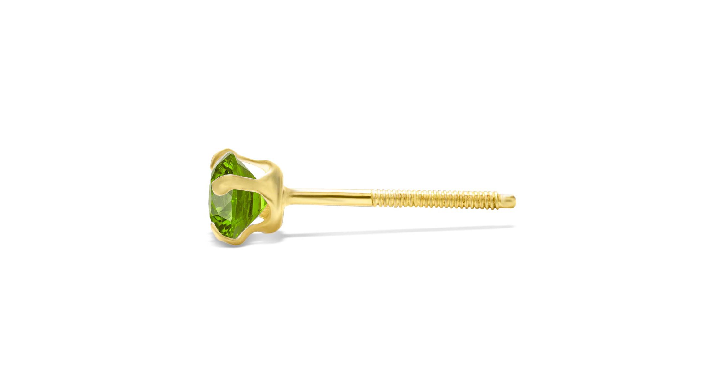 1/4 ct. t.w. Gemstone Stud Earrings In Yellow Gold