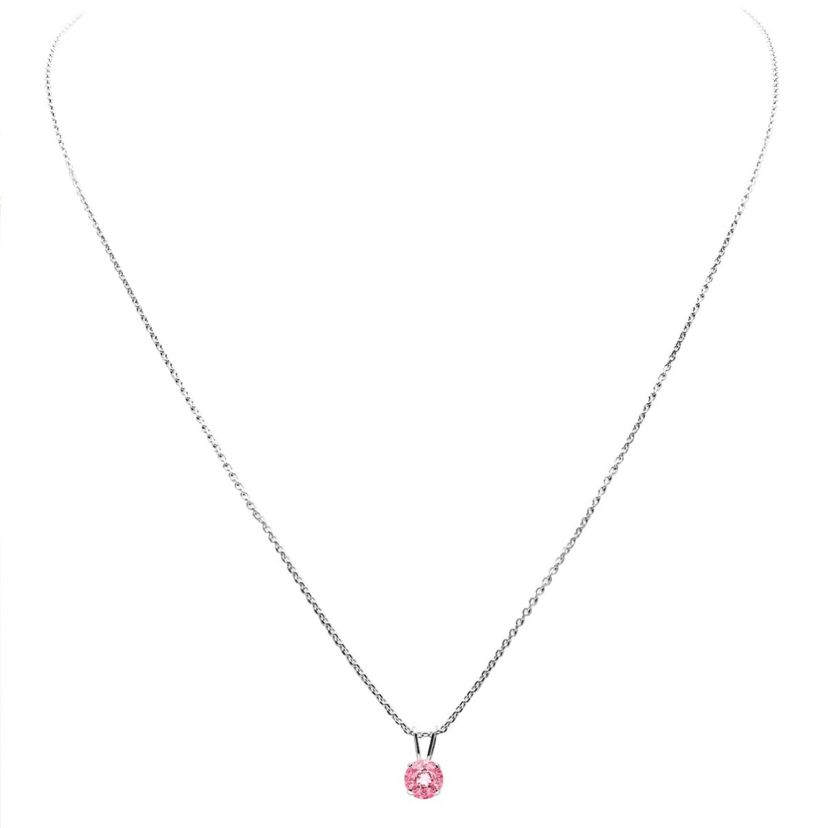 1/2 ct. t.w. Gemstone Solitaire Necklace In 14K Gold With 18 Inch Chain
