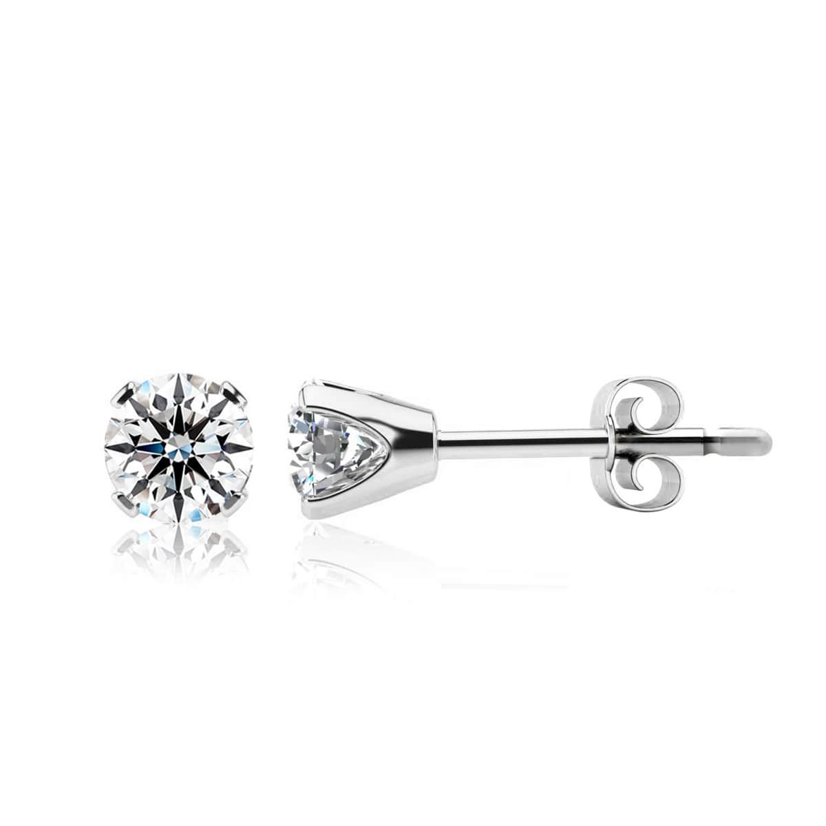 Lab Created 1 ct. t.w. Lab Grown Diamond Stud Earrings In 14k Gold