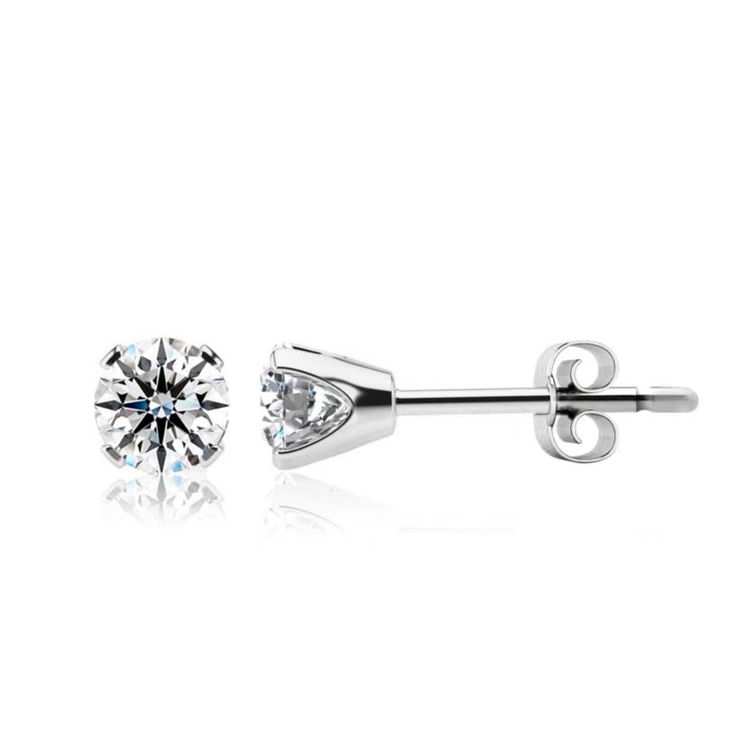 Lab Created 1 ct. t.w. Lab Grown Diamond Stud Earrings In 14k Gold