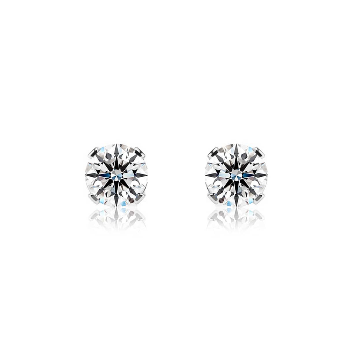 Lab Created 1 ct. t.w. Lab Grown Diamond Stud Earrings In 14k Gold