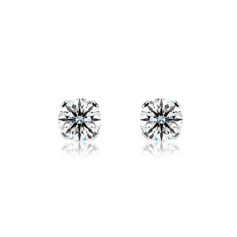 Lab Created 1 ct. t.w. Lab Grown Diamond Stud Earrings In 14k Gold