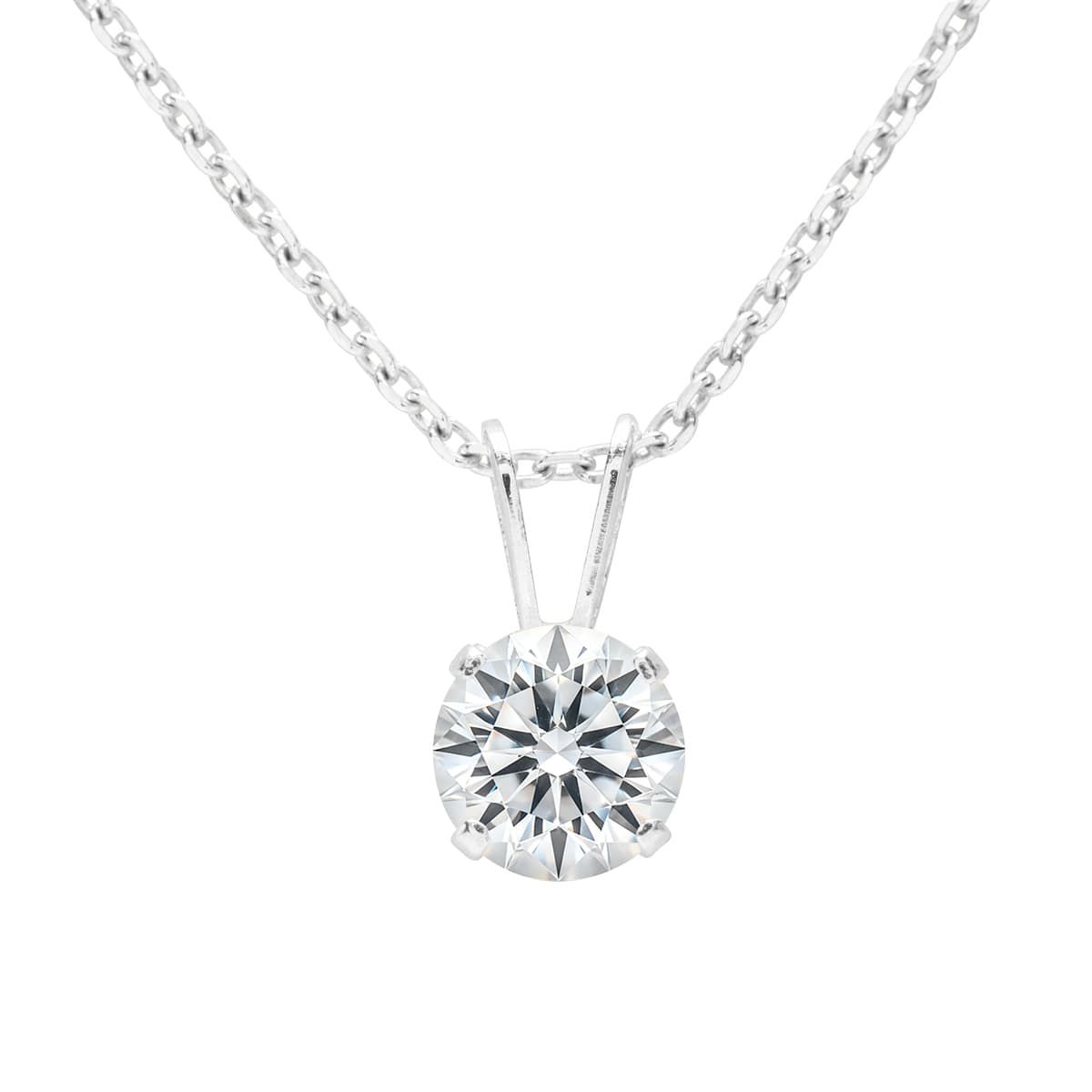 Lab Created 1 ct. t.w. Lab Grown Diamond Solitaire Necklace In 14k Gold With 18 Inch Chain