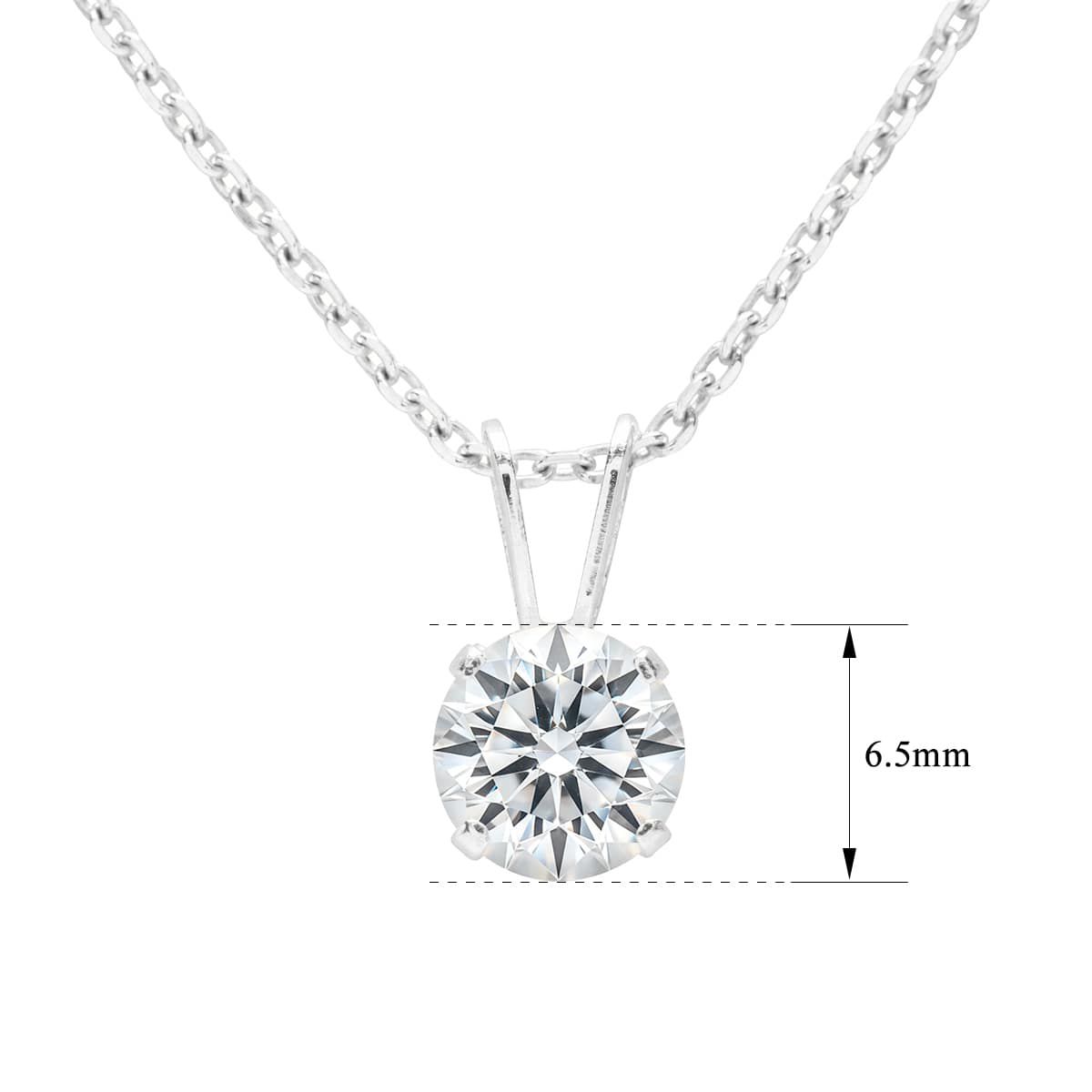 Lab Created 1 ct. t.w. Lab Grown Diamond Solitaire Necklace In 14k Gold With 18 Inch Chain