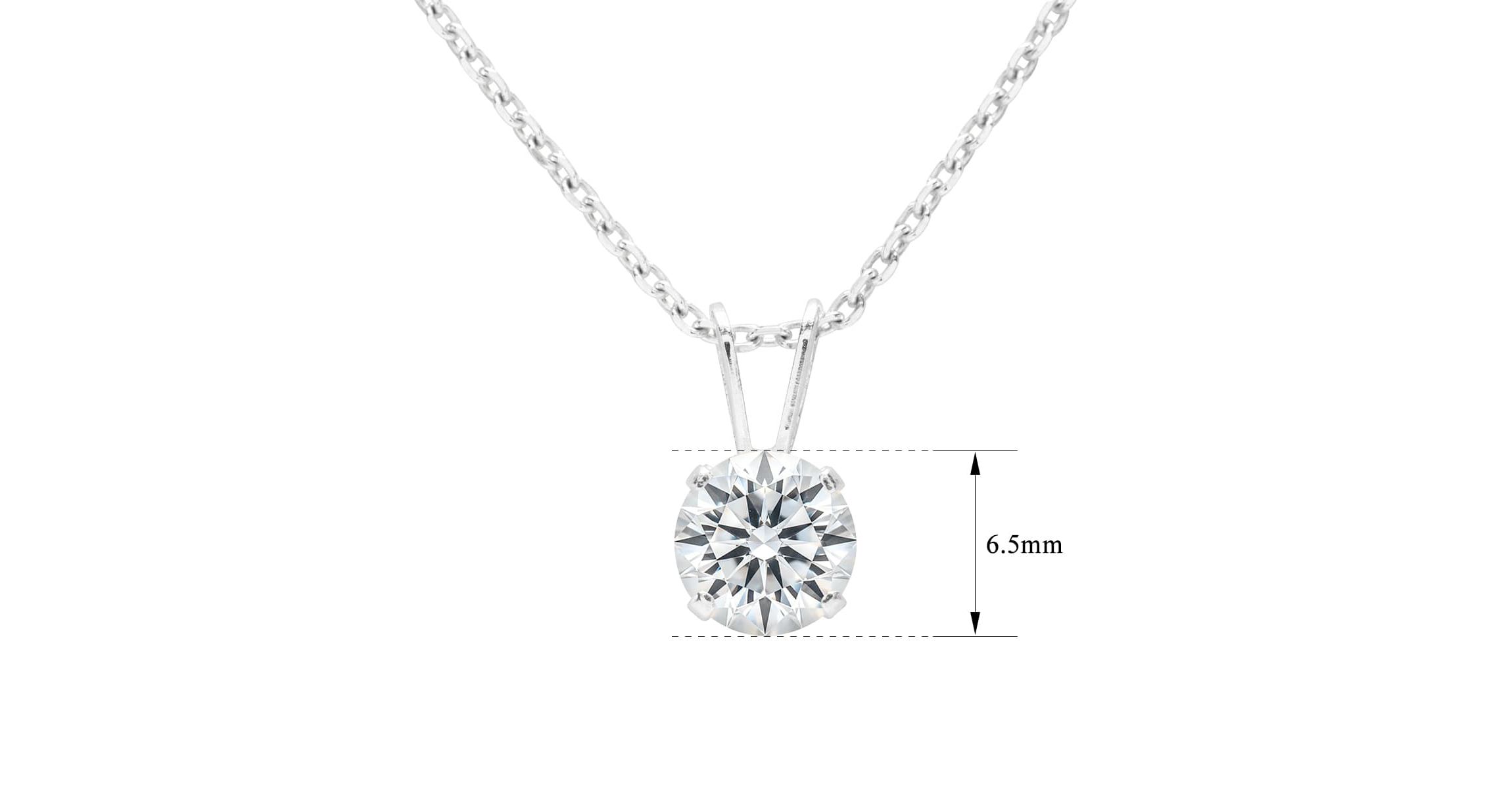 Lab Created 1 ct. t.w. Lab Grown Diamond Solitaire Necklace In 14k Gold With 18 Inch Chain