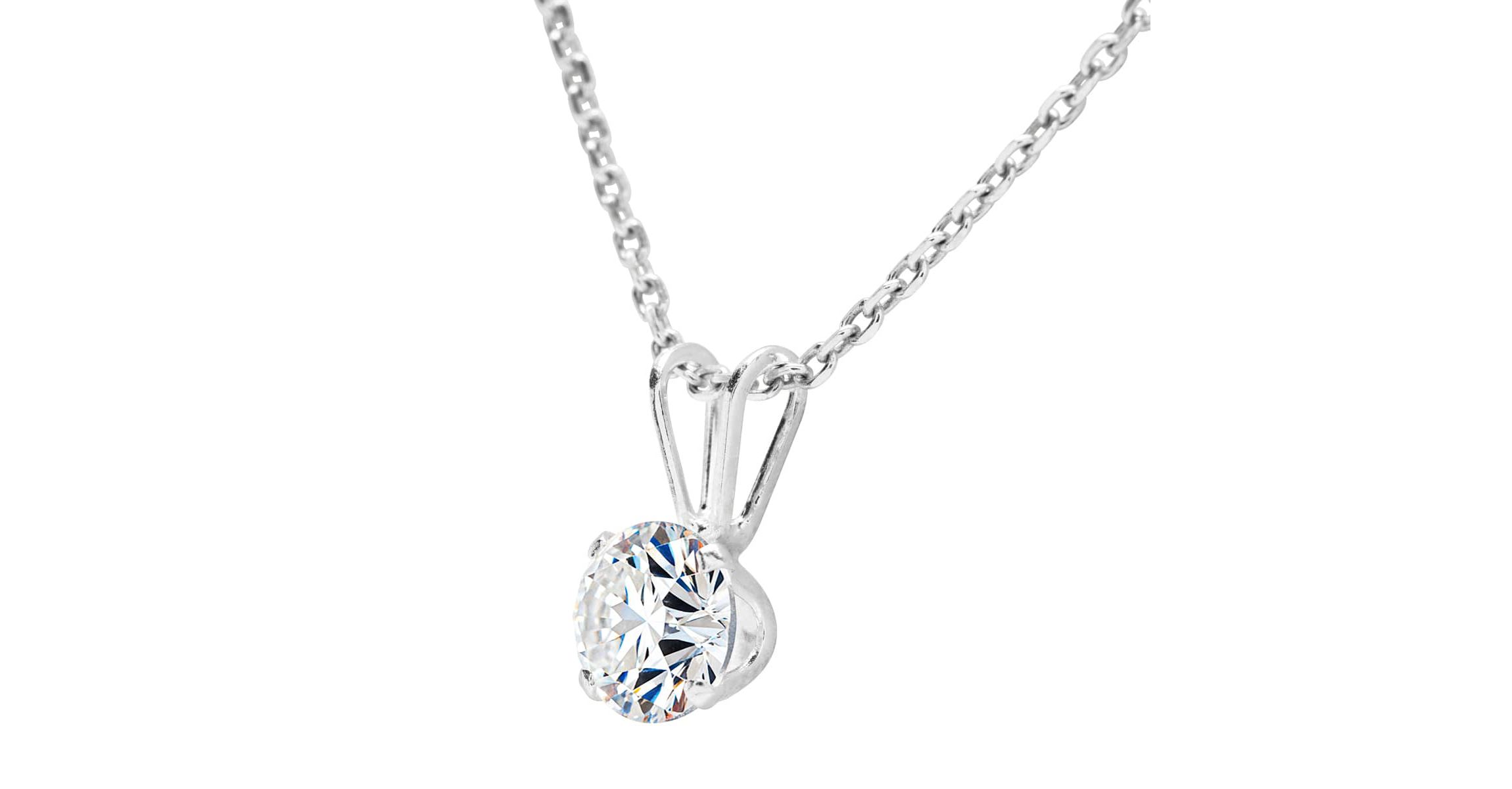 Lab Created 1 ct. t.w. Lab Grown Diamond Solitaire Necklace In 14k Gold With 18 Inch Chain
