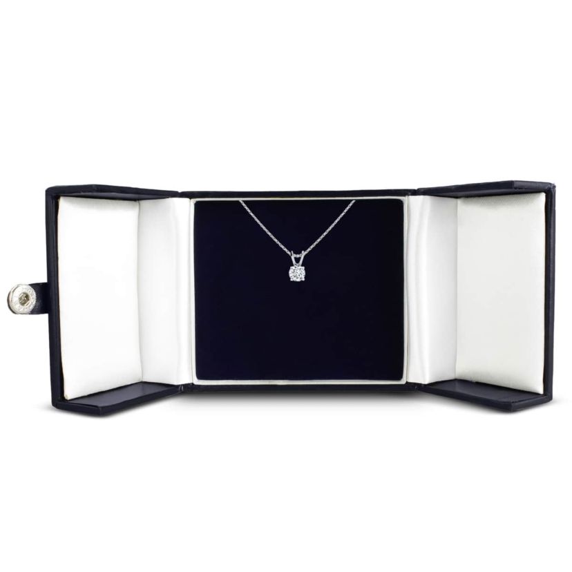 Lab Created 1/2 ct. t.w. Lab Grown Diamond Solitaire Necklace In 14k Gold With 18 Inch Chain