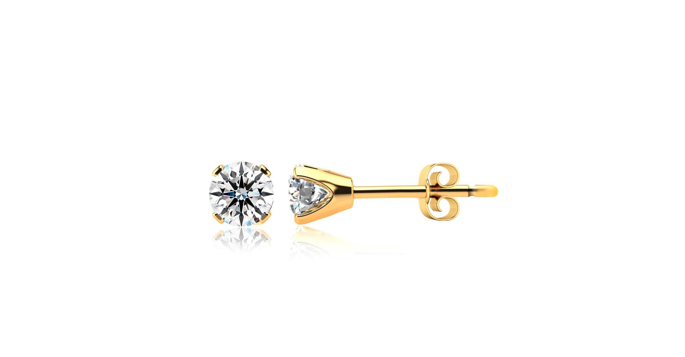 Lab Created 1 1/2 ct. t.w. Lab Grown Diamond Stud Earrings In 14k Gold