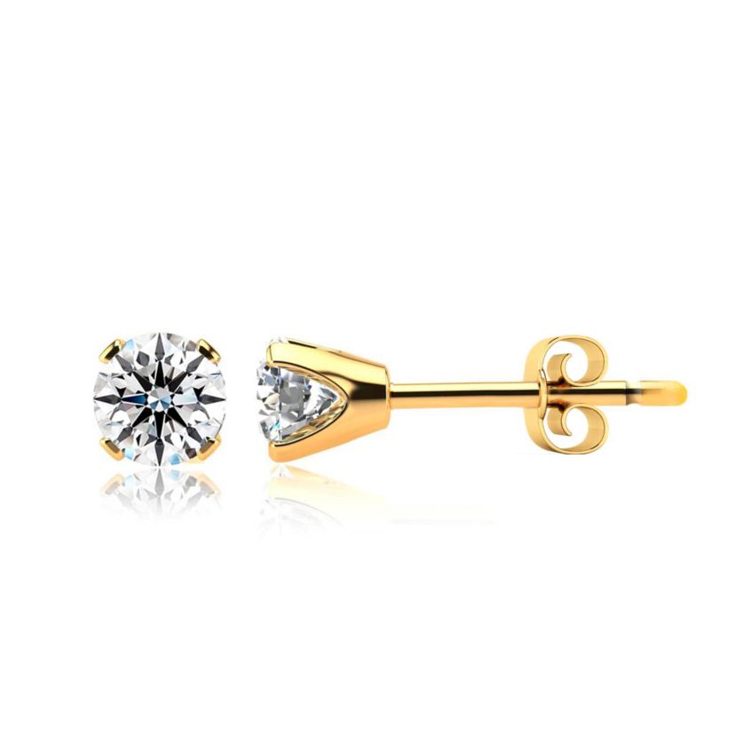Lab Created 1 1/2 ct. t.w. Lab Grown Diamond Stud Earrings In 14k Gold