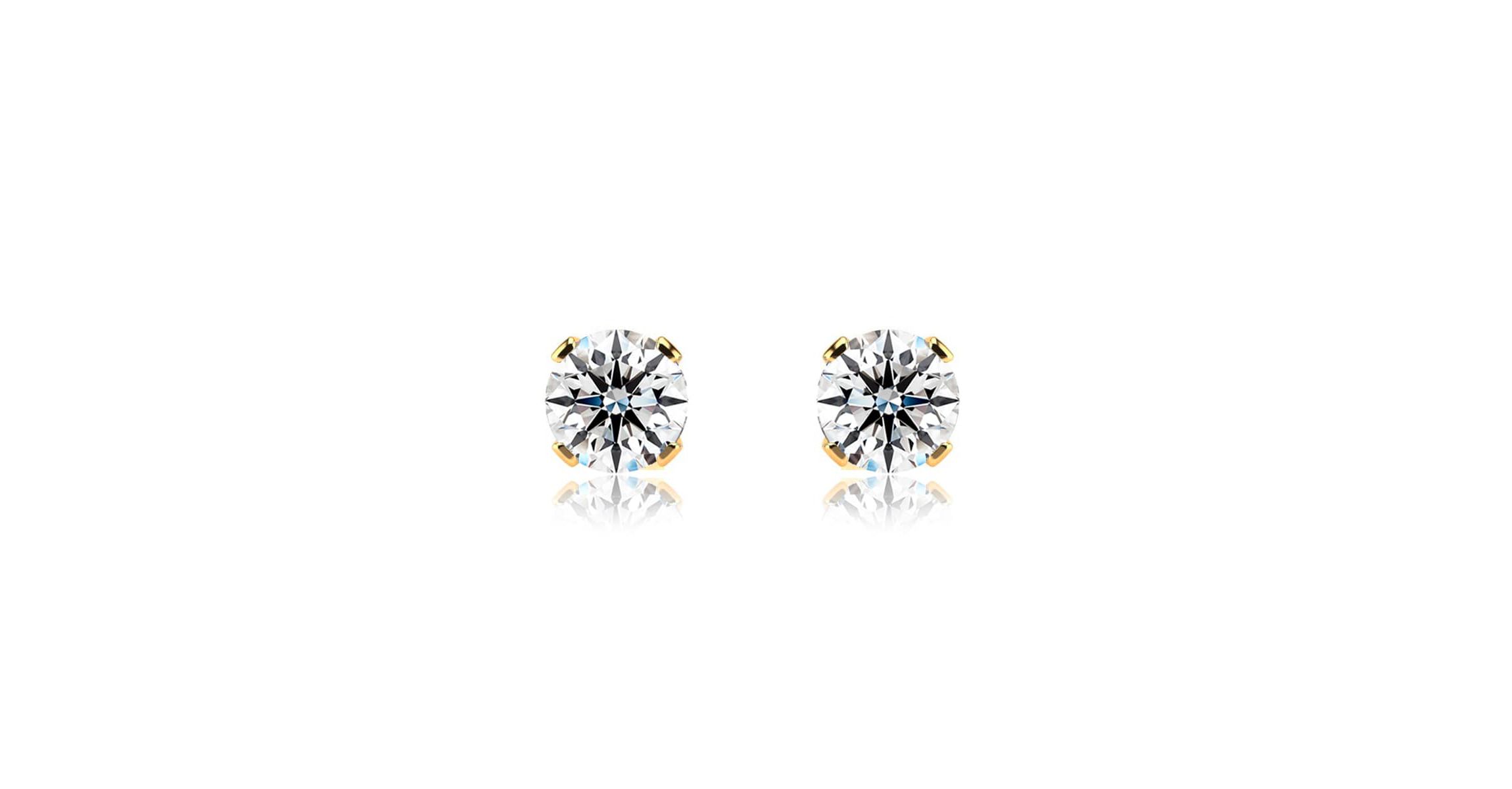 Lab Created 1 1/2 ct. t.w. Lab Grown Diamond Stud Earrings In 14k Gold