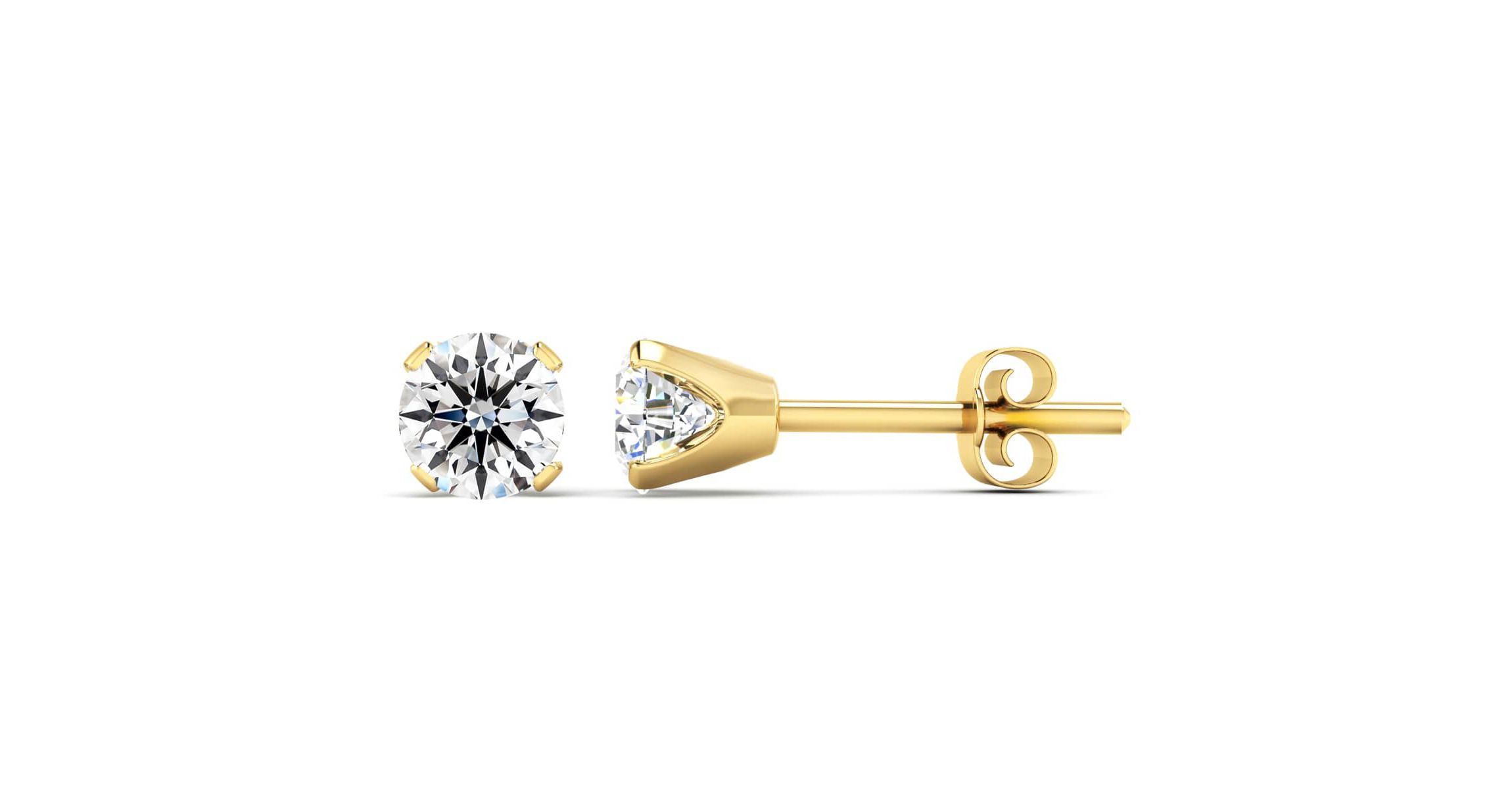 Lab Created 1/2 ct. t.w. Lab Grown Diamond Stud Earrings In 14k Gold