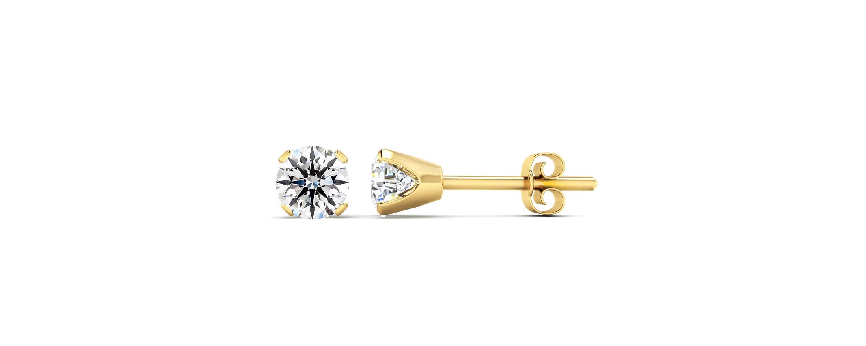 Lab Created 1/2 ct. t.w. Lab Grown Diamond Stud Earrings In 14k Gold