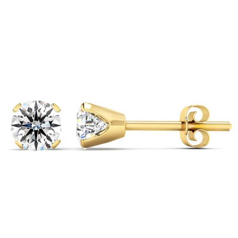Lab Created 1/2 ct. t.w. Lab Grown Diamond Stud Earrings In 14k Gold