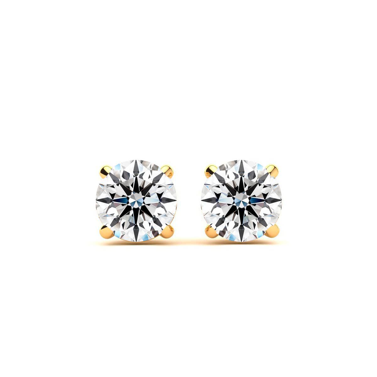 Lab Created 1/2 ct. t.w. Lab Grown Diamond Stud Earrings In 14k Gold
