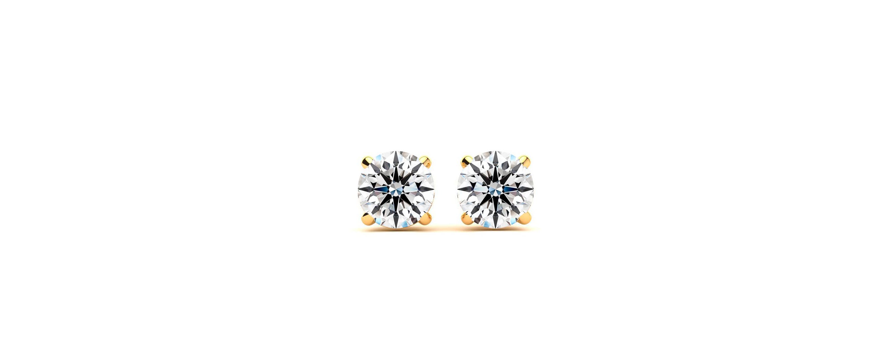 Lab Created 1/2 ct. t.w. Lab Grown Diamond Stud Earrings In 14k Gold