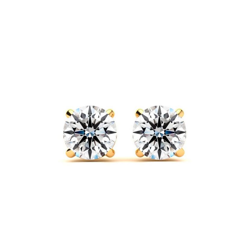 Lab Created 1/2 ct. t.w. Lab Grown Diamond Stud Earrings In 14k Gold