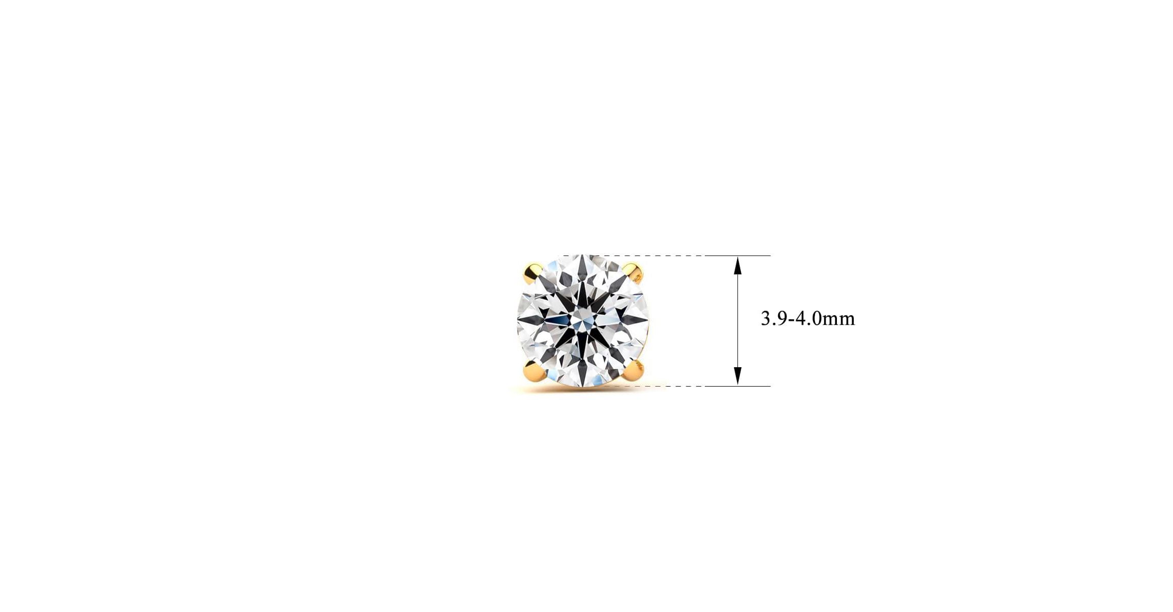 Lab Created 1/2 ct. t.w. Lab Grown Diamond Stud Earrings In 14k Gold