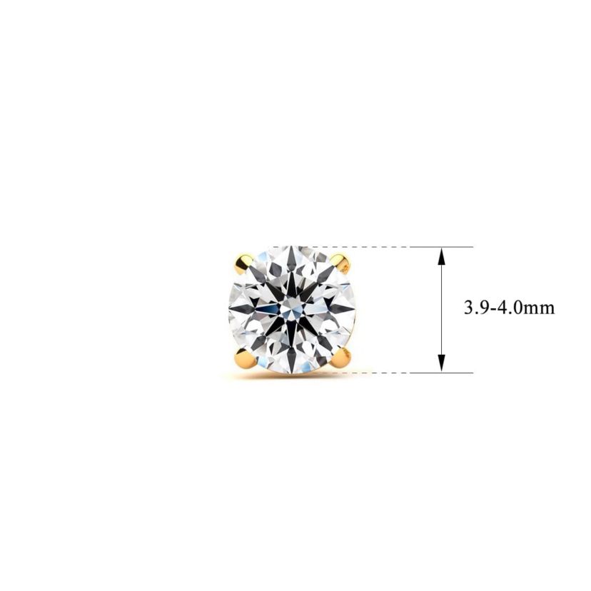 Lab Created 1/2 ct. t.w. Lab Grown Diamond Stud Earrings In 14k Gold