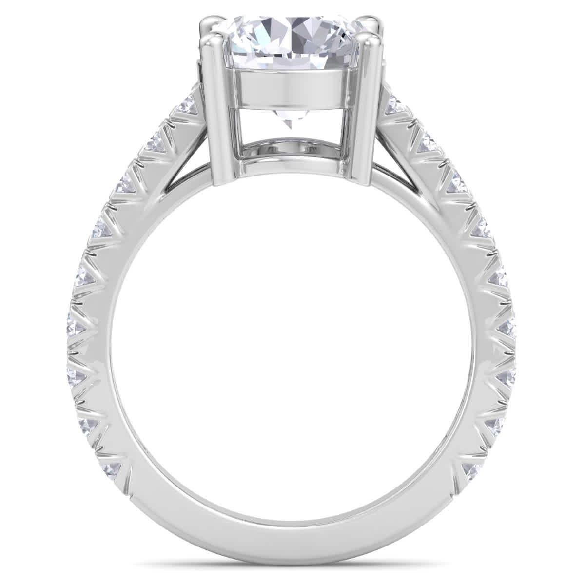 Belk & Co. Lab Created 4 Carat Lab Grown Diamond Engagement Ring In ...