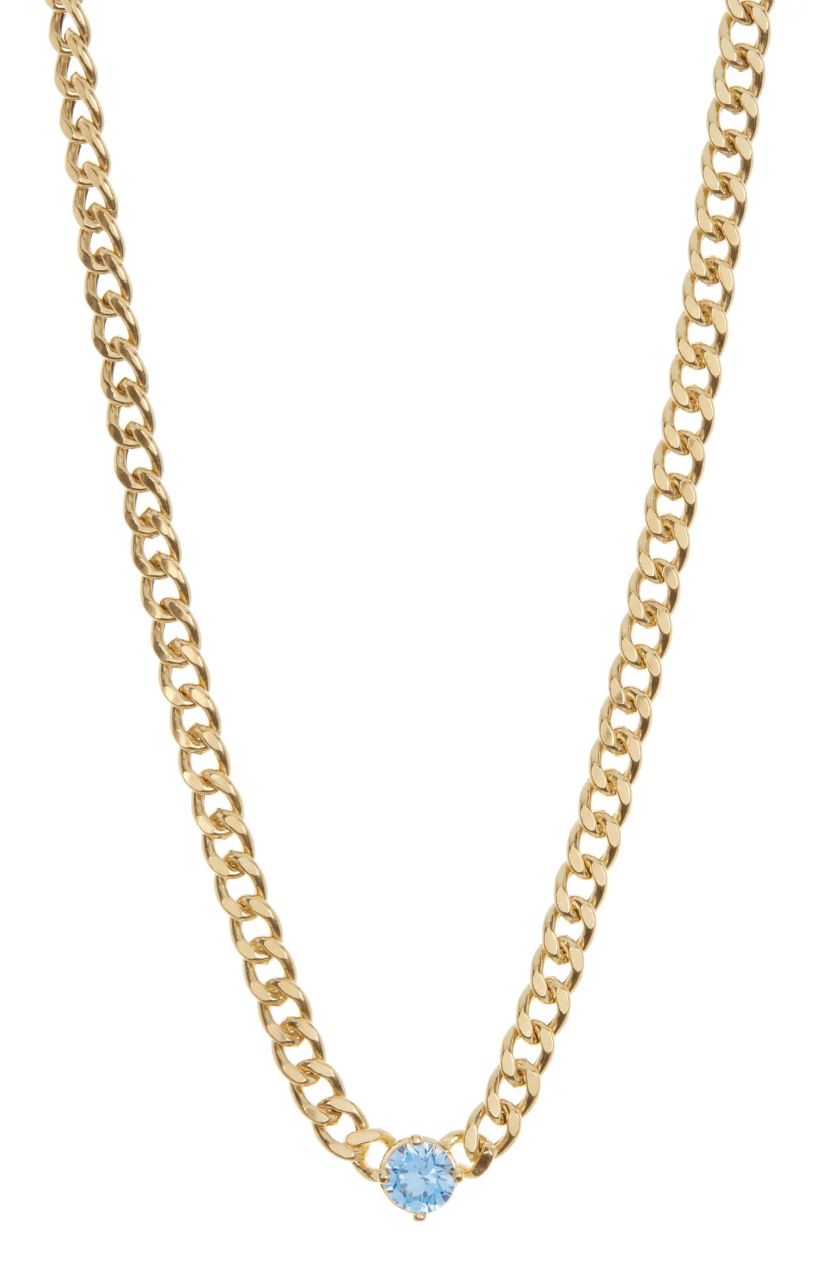 Meshmerise Sterling Silver with 18KT Vermeil Diamond Necklace