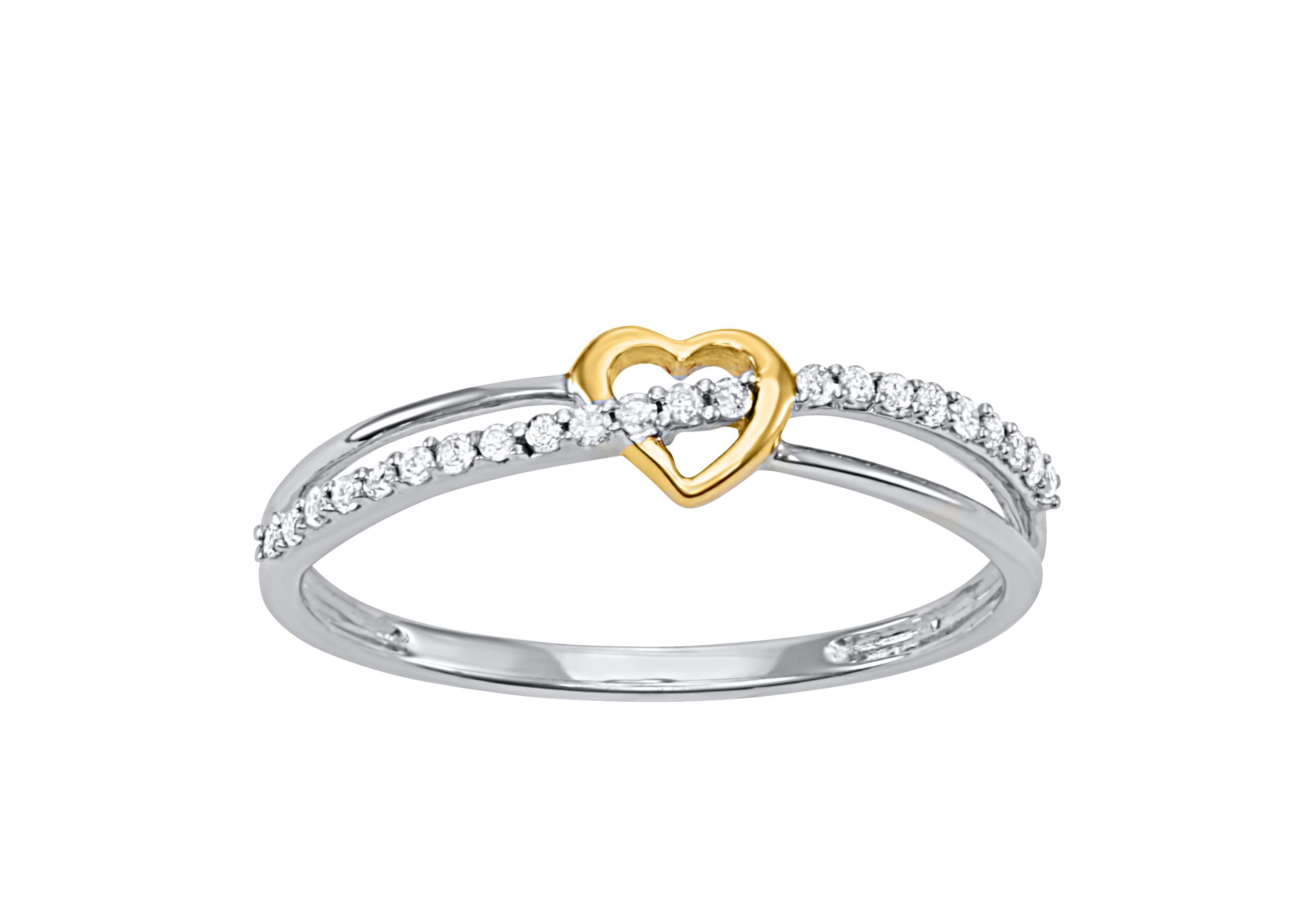 1/10 CTTW HEART BAND IN 925