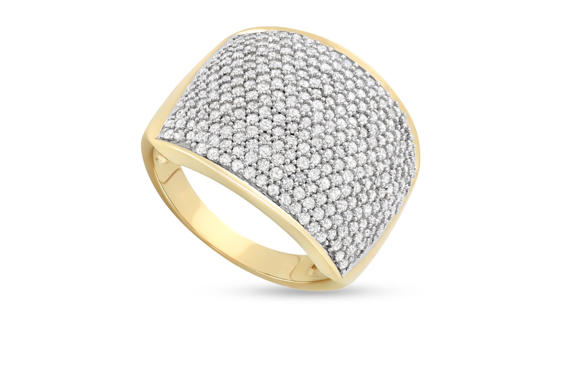 1 1/2 CTTW Diamond Band in 10KY